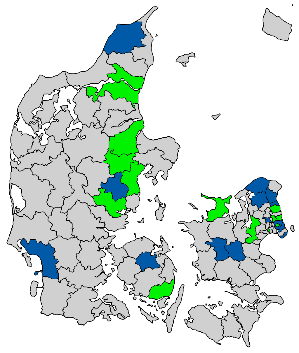 kort over kommuner med forbud og forslag mod turbokylling