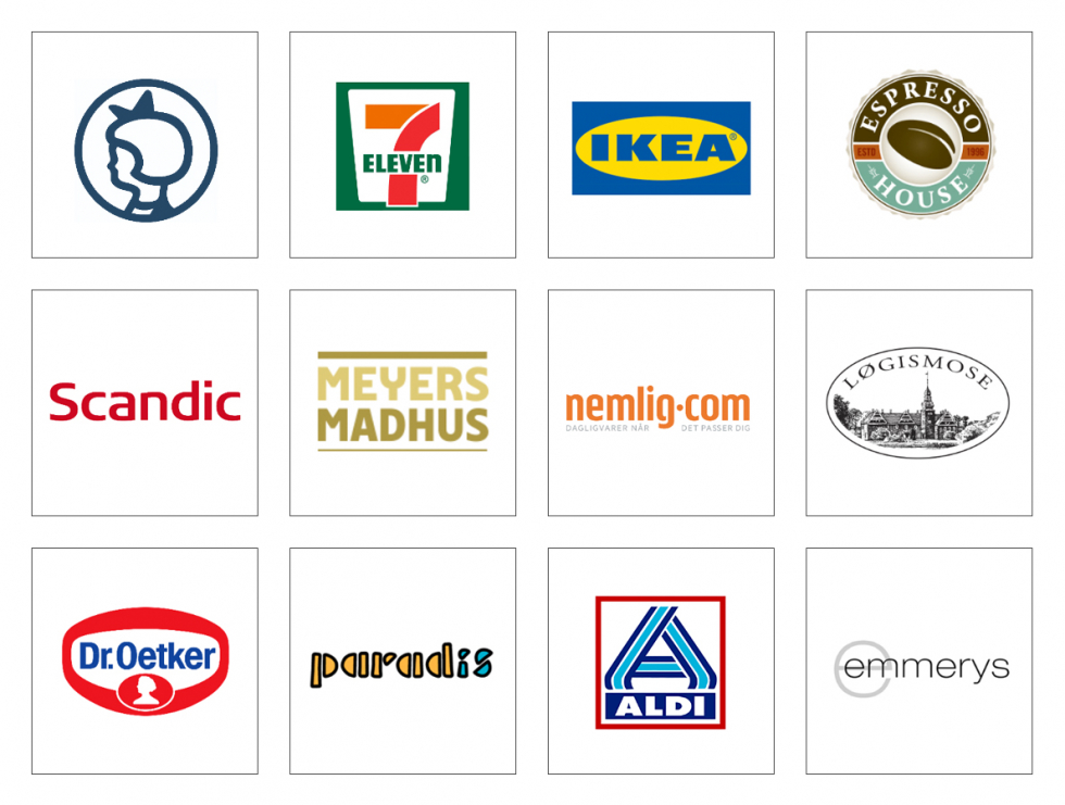 Logoer fra udvalgte Bedre Virksomheder